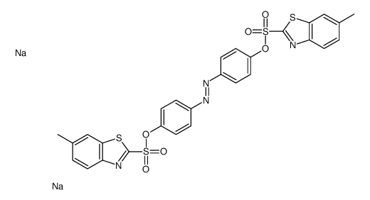 cas no 71033-21-1 is disodium 2,2'-(azodi-p-phenylene)bis[6-methylbenzothiazolesulphonate]