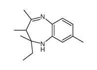 cas no 710355-62-7 is 1H-1,5-Benzodiazepine,2-ethyl-2,3-dihydro-2,3,4,8-tetramethyl-(9CI)