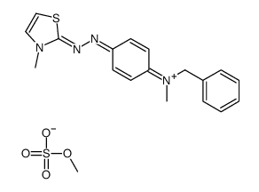 cas no 71077-36-6 is 2-[[4-[benzylmethylamino]phenyl]azo]-3-methylthiazolium methyl sulphate
