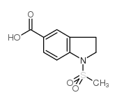 cas no 712319-44-3 is 1-methanesulfonyl-2,3-dihydro-1 h-indole-5-carboxylic acid