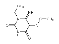 cas no 71342-66-0 is 1-ETHYL-6-IMINODIHYDROPYRIMIDINE-2,4,5(3H)-TRIONE 5-(O-METHYLOXIME)