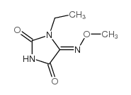 cas no 71342-67-1 is (5Z)-1-ethyl-5-methoxyiminoimidazolidine-2,4-dione