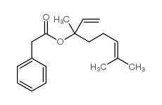 cas no 7143-69-3 is Benzeneacetic acid,1-ethenyl-1,5-dimethyl-4-hexen-1-yl ester