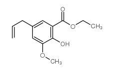 cas no 7152-89-8 is ethyl 2-hydroxy-3-methoxy-5-prop-2-enyl-benzoate