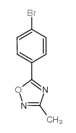 cas no 71566-07-9 is 5-(4-bromophenyl)-3-methyl-1,2,4-oxadiazole