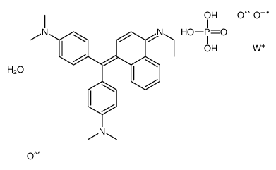 cas no 71798-70-4 is [4-[bis[4-(dimethylamino)phenyl]methylidene]naphthalen-1-ylidene]-ethylazanium,hydroxy-oxido-dioxotungsten,phosphoric acid