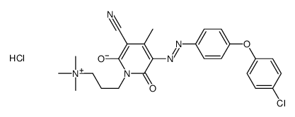 cas no 71873-54-6 is [5-[[4-(4-chlorophenoxy)phenyl]azo]-3-cyano-6-hydroxy-4-methyl-2-oxo-(2H)-pyridine-1-propyl](trimethyl)ammonium chloride