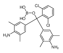 cas no 71889-05-9 is [bis(4-amino-3,5-dimethylphenyl)-(2,6-dichlorophenyl)methoxy]boronic acid