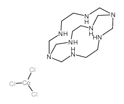 cas no 71963-57-0 is 1,3,6,8,10,13,16,19-OCTAAZABICYCLO[6.6.6]EICOSANECOBALT TRICHLORIDE