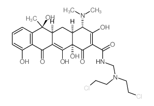 cas no 72-09-3 is 2-Naphthacenecarboxamide,N-[[bis(2-chloroethyl)amino]methyl]-4-(dimethylamino)-1,4,4a,5,5a,6,11,12a-octahydro-3,6,10,12,12a-pentahydroxy-6-methyl-1,11-dioxo-,[4S-(4a,4aa,5aa,6b,12aa)]- (9CI)