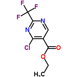 cas no 720-01-4 is Ethyl 4-chloro-2-trifluoromethylpyrimidine-5-carboxylate
