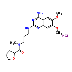 cas no 72104-34-8 is N-[3-[(4-amino-6,7-dimethoxyquinazolin-2-yl)amino]propyl]-N-methyloxolane-2-carboxamide,hydrochloride