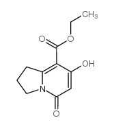 cas no 72130-68-8 is Ethyl 7-hydroxy-5-oxo-1,2,3,5-tetrahydroindolizine-8-carboxylate