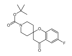 cas no 721958-63-0 is tert-butyl 6-fluoro-4-oxospiro[3H-chromene-2,4'-piperidine]-1'-carboxylate
