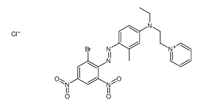 cas no 72361-40-1 is 1-[2-[[4-[(2-bromo-4,6-dinitrophenyl)azo]-m-tolyl]ethylamino]ethyl]pyridinium chloride