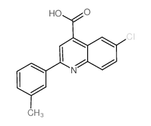 cas no 724749-61-5 is 6-CHLORO-2-(3-METHYLPHENYL)QUINOLINE-4-CARBOXYLICACID