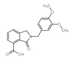 cas no 728024-39-3 is 2-(3,4-DIMETHOXYBENZYL)-3-OXOISOINDOLINE-4-CARBOXYLIC ACID
