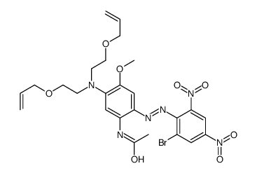 cas no 72894-20-3 is N-[5-[bis[2-(allyloxy)ethyl]amino]-2-[(2-bromo-4,6-dinitrophenyl)azo]-4-methoxyphenyl]acetamide