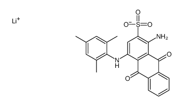 cas no 72927-96-9 is lithium 1-amino-9,10-dihydro-9,10-dioxo-4-[(2,4,6-trimethylphenyl)amino]anthracene-2-sulphonate