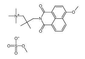 cas no 73157-46-7 is [3-[6-methoxy-1,3-dioxo-1H-benz[de]-2(3H)-isoquinolyl]-2,2-dimethylpropyl]trimethylammonium methyl sulphate