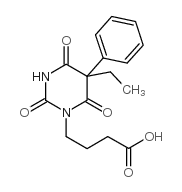 cas no 73211-20-8 is 4-(5-ethyl-2,4,6-trioxo-5-phenyl-1,3-diazinan-1-yl)butanoic acid