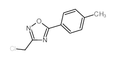 cas no 73217-33-1 is 3-(Chloromethyl)-5-(4-methylphenyl)-1,2,4-oxadiazole