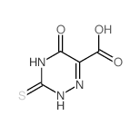 cas no 7338-75-2 is 5-oxo-3-sulfanylidene-2H-1,2,4-triazine-6-carboxylic acid