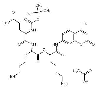 cas no 73554-85-5 is Boc-Glu-Lys-Lys-AMC acetate salt