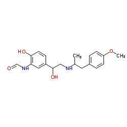 cas no 73573-87-2 is N-[2-Hydroxy-5-[1-hydroxy-2-[1-(4-methoxyphenyl)propan-2-ylamino]ethyl]phenyl]formamide