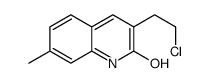 cas no 73863-55-5 is 3-(2-Chloroethyl)-7-methyl-2(1H)-quinolinone