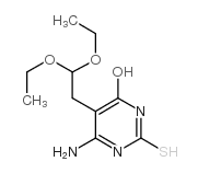 cas no 7400-05-7 is 4(1H)-Pyrimidinone,6-amino-5-(2,2-diethoxyethyl)-2,3-dihydro-2-thioxo-