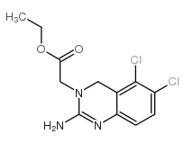 cas no 742010-46-4 is ethyl 2-(2-amino-5,6-dichloro-4H-quinazolin-3-yl)acetate