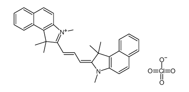 cas no 74276-27-0 is 2-[3-(1,3-Dihydro-1,1,3-trimethyl-2H-benz[e]indol-2-ylidene)-1-propen-1-yl]-1,1,3-trimethyl-1H-benz[e]indolium perchlorate