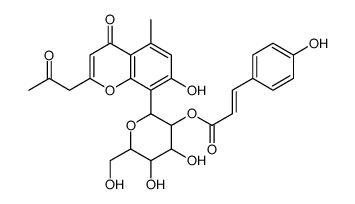 cas no 74545-79-2 is [4,5-dihydroxy-6-(hydroxymethyl)-2-[7-hydroxy-5-methyl-4-oxo-2-(2-oxopropyl)chromen-8-yl]oxan-3-yl] 3-(4-hydroxyphenyl)prop-2-enoate