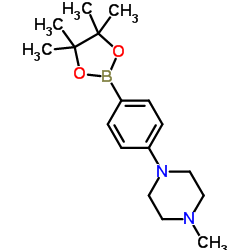 cas no 747413-21-4 is 4-(4-Methyl-1-piperazinyl)benzeneboronic acid pinacol ester