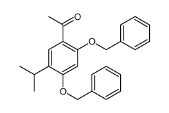cas no 747414-18-2 is 1-(2,4-BIS(BENZYLOXY)-5-ISOPROPYLPHENYL)ETHANONE