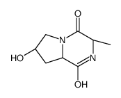 cas no 748142-27-0 is Pyrrolo[1,2-a]pyrazine-1,4-dione, hexahydro-7-hydroxy-3-methyl-, (3S,7R,8aR)- (9CI)