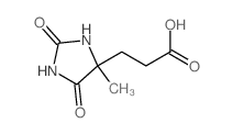 cas no 7511-46-8 is 3-(4-methyl-2,5-dioxo-imidazolidin-4-yl)propanoic acid