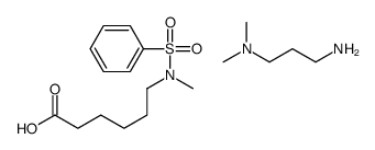 cas no 75113-50-7 is 6-[benzenesulfonyl(methyl)amino]hexanoic acid,N',N'-dimethylpropane-1,3-diamine