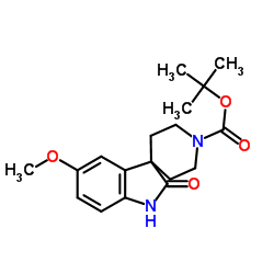 cas no 752234-64-3 is tert-Butyl 5-methoxy-2-oxospiro[indoline-3,4'-piperidine]-1'-carboxylate