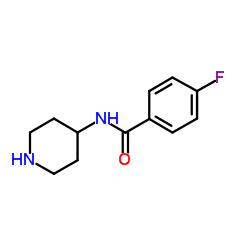 cas no 75484-39-8 is 4-Fluoro-N-(4-piperidinyl)benzamide
