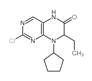 cas no 755039-54-4 is 6(5H)-Pteridinone, 2-chloro-8-cyclopentyl-7-ethyl-7,8-dihydro