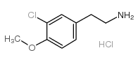 cas no 7569-60-0 is 2-(3-chloro-4-methoxyphenyl)ethanamine,hydrochloride
