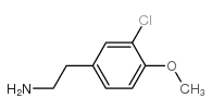 cas no 7569-87-1 is 2-(3-chloro-4-methoxyphenyl)ethanamine