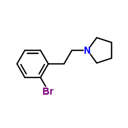 cas no 76016-44-9 is 1-[2-(2-Bromophenyl)ethyl]pyrrolidine