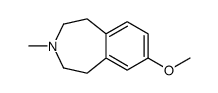 cas no 76208-70-3 is 1H-3-Benzazepine, 2,3,4,5-tetrahydro-7-methoxy-3-methyl-