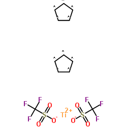 cas no 76262-87-8 is Titanocene Bis(trifluoromethanesulfonate)