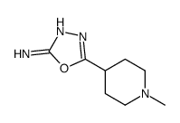 cas no 7659-03-2 is 5-(1-methylpiperidin-4-yl)-1,3,4-oxadiazol-2-amine