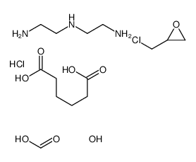 cas no 76649-38-2 is N'-(2-aminoethyl)ethane-1,2-diamine,2-(chloromethyl)oxirane,formic acid,hexanedioic acid,sulfuric acid,hydrochloride