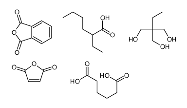 cas no 76684-65-6 is 2-benzofuran-1,3-dione,2-ethylhexanoic acid,2-ethyl-2-(hydroxymethyl)propane-1,3-diol,furan-2,5-dione,hexanedioic acid